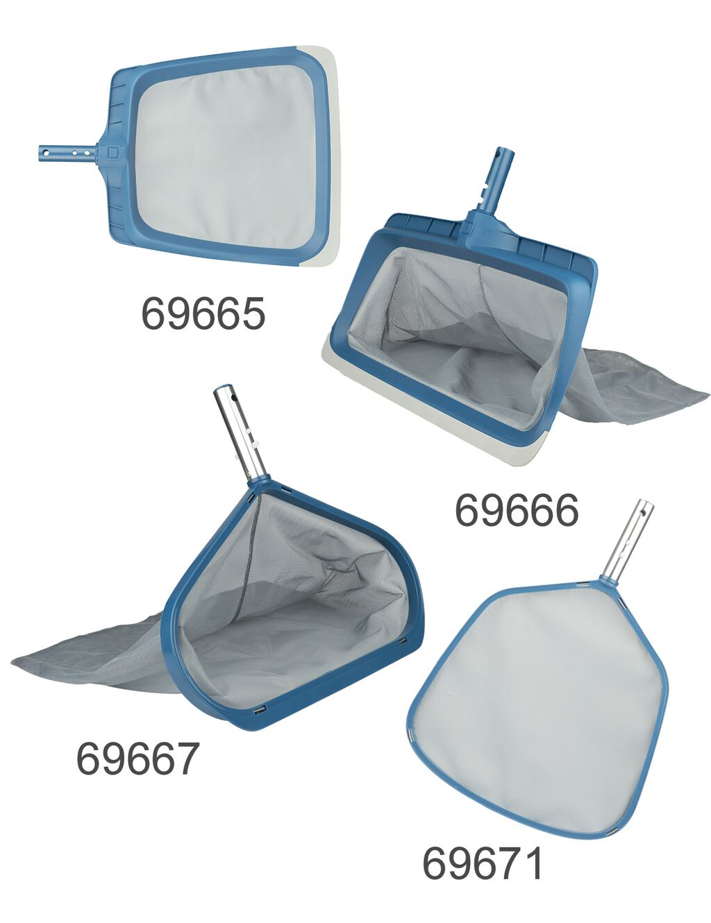 Blue line - Leaf Skimmers -  Clip fixation