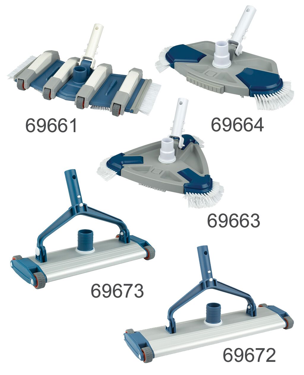 Blue line - Vacuum Heads - Clip fixation