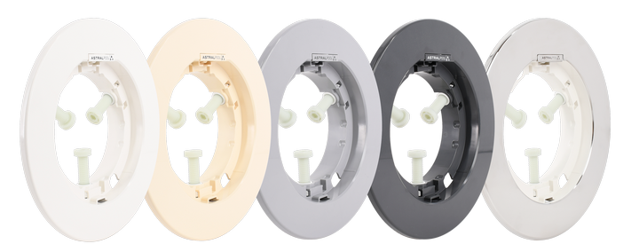 FlexiPure fixation systems and decorative rings - Liner or concrete pools
